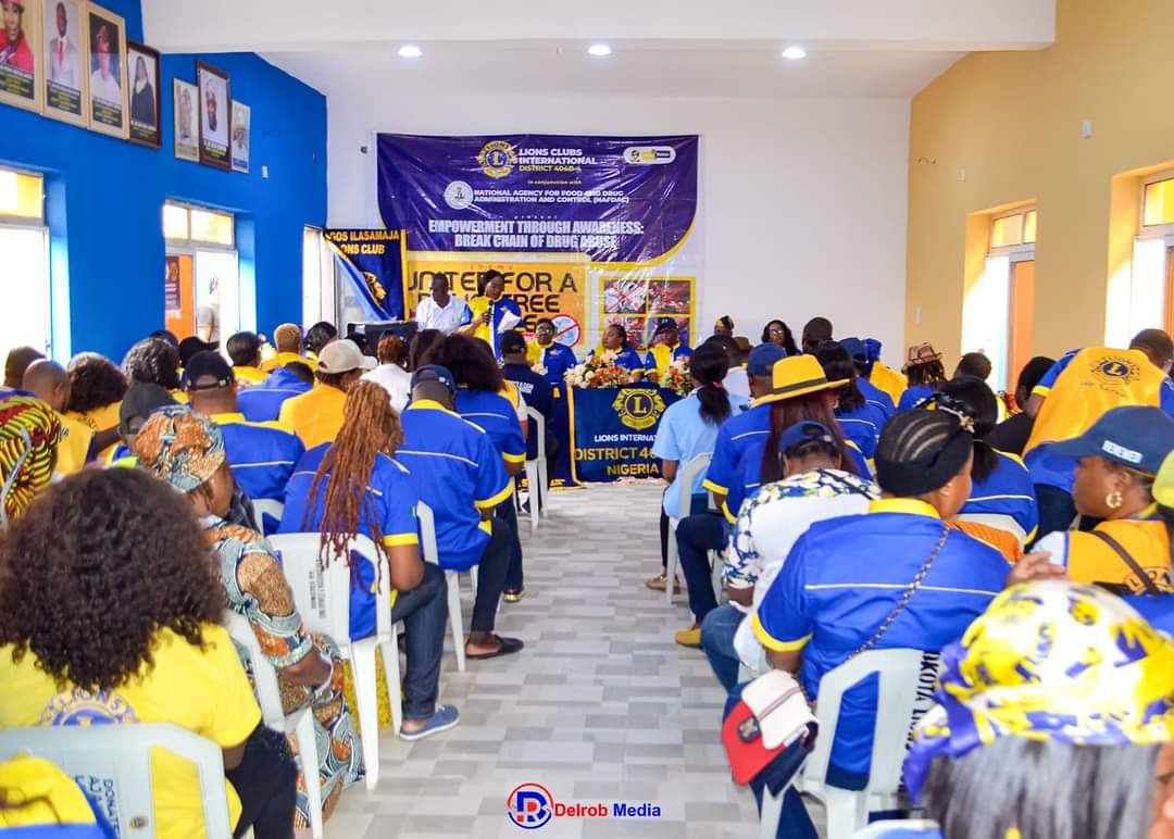 Lions International District 404B4 Nigeria Unite to create awareness for a Drug free future
